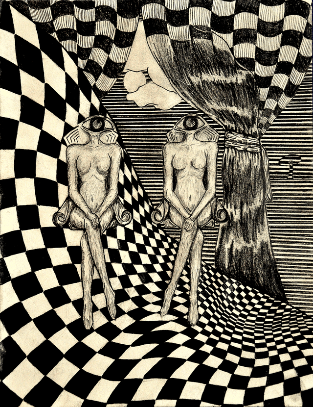 Kunstwerk von Garo - Die Augen sitzen auf ihrem Körper